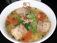 「青唐うま塩ラーメン・夏 750円」@喜多方ラーメン 坂内 浅草店の写真
