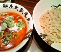 「アジアンレッドカレーつけ麺（ご飯付き）1000円」@麺屋武蔵 鷹虎の写真