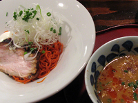 「担々REDつけ麺@880」@らー麺屋 バリバリジョニーの写真