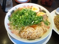 「チャーハン定食（チャーハン大盛、麺硬め、チャーシュー脂身、ねぎ多」@来来亭 相武台店の写真