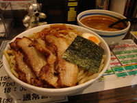 「本格カレーつけめん（大盛り）+麺100g増量×2+極太麺（GB麺」@オリオン食堂の写真