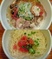 「TSUNAMI+追加麺」@○麺堂の写真