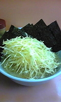 「ネギラーメン海苔増し」@濱壱家の写真