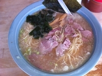 「ラーメン（大盛り）」@◯つばき食堂の写真