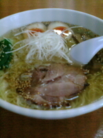 「塩ラーメン（細麺）」@ら麺屋の写真