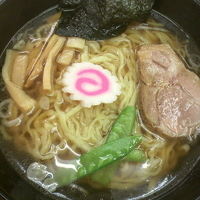 「佐野醤油ラーメン¥600」@らーめん さのや 東北自動車道下り佐野SA店の写真