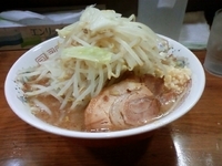 「G小豚ラーメン+半ライス」@G系ラーメン 豚壱家 国府津店の写真