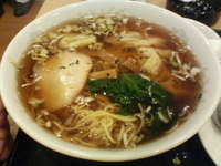 「Aセット（ワンタンメン+半チャーハン）」@中国料理 快活林の写真