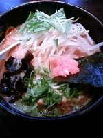 「ラーメン（太麺）」@おはな商店 関内店の写真