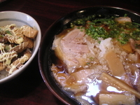 「肉支那蕎麦￥730+チャーシュー丼￥350」@肉支那蕎麦 喜元門 柏店の写真