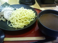 「つけ麺（太麺）+味付煮玉子」@中華そば くりの木 伊奈店の写真