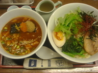 「辛つけ麺」@丸直の写真