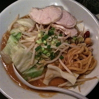 「次世代ヘルシー&濃厚味噌らーめん（￥800）」@音麺酒家 楽々の写真