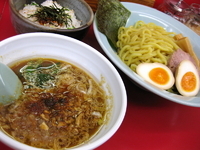 「【期間限定】スタミナバーベキューつけ麺￥740」@ラーメン山岡家 足利店の写真