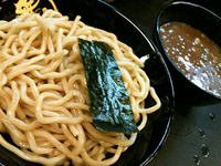 「豚骨つけ麺（800円）+しめ雑炊（魚粉つき）（100円）」@無鉄砲 つけ麺 無極の写真