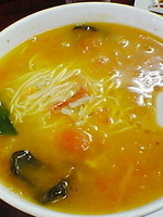 「トマトタンメン(¥730)+水餃子(¥520、5個)」@李園の写真