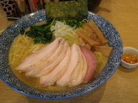 「芳醇香味そば（750円）+大盛り（100円）+鶏チャーシュー（1」@麺屋 一燈の写真