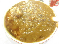 「カレーそば+大盛 「500円+50円」」@やよい食堂の写真