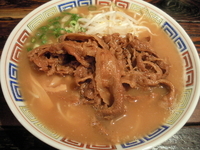 「肉そば」@うだつ食堂の写真