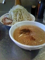 「つけらーめん（大盛）700円+100円」@らーめん大 本郷店の写真