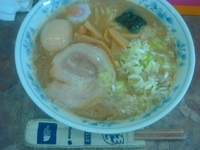 「中華そば+海老玉」@六厘舎 本店の写真