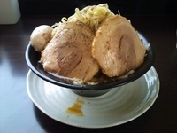 「野菜ラーメン（並）+チャーシュー+味玉」@麺屋 一心の写真