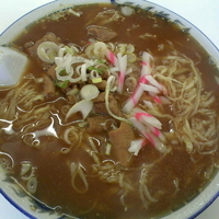 「もつ煮ラーメン（麺硬め）¥900」@赤見屋 本店の写真