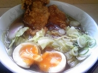 「山賊ラーメン￥600」@長野自動車道 みどり湖PA（上り）白樺亭の写真