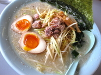 「ネギ塩ラーメン￥750+煮玉子￥0（モーニングサービス）」@ラーメンショップ 122号騎西店の写真