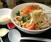 「冷やしまぜそば850円」@丸直の写真