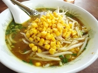 「カレーラーメン+コーン 【600円+70円】」@くるまやラーメン 大谷田店の写真