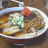 「チャーシューメン大盛+やきそば」@喜楽の写真