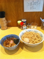 「つけ麺大盛り+味玉」@くり山の写真