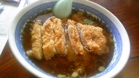 「カツカレーラーメン」@ほづみとんかつ店の写真