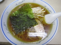 「ラーメン+餃子（600円+400円）」@三ちゃんの写真