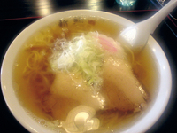 「ラーメン（麺硬め） 600円」@さのらーめん しんざんの写真
