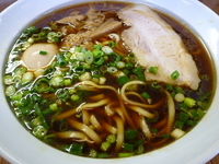 「焦がし醤油（+味玉&麺大盛り）」@らーめん工房 RISEの写真