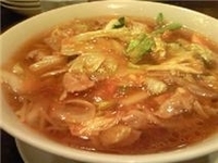 「ピリ辛野菜あんかけラーメン  690円」@大阪王将 平和島店の写真