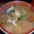 味噌ラーメン（800円）大盛（100円）