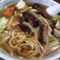 「しいたけそば」@ちんや食堂の写真