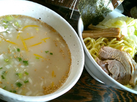 「【夏季限定】ゆず塩つけ麺（800円）」@豚骨醤油 蕾の写真