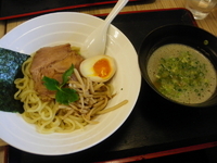 「鶏白湯つけめん（改つけめん）￥800」@燵家製麺の写真