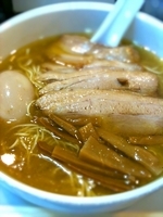 「塩らーめん（全部のせ）+小ライス」@徳川町 如水 本店の写真