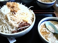 「限定スタミナつけ麺」@優勝軒 柏店の写真