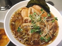 「中華そば+大盛り+玉子かけご飯」@中華蕎麦 瑞山（ZUIZAN）の写真