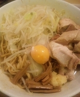 「油ソバ（汁無し）（250g）700円+麺増し（100g）80円+」@らーめん こじろう526 日暮里店の写真