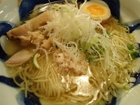 「とりそば（塩味） 850円」@らーめん天神下 大喜の写真