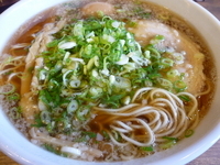 「支那そば醤油（+味玉&大盛）」@ラーメン道 天神の写真