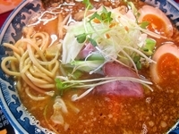 「味噌そば（700円）+ベーコンキャベツ（100円）+半熟煮たまご」@麺屋 鎌倉山の写真