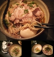 「特製肉まきそば（醤油）+水餃子+肉玉丼」@肉そば総本店 麺屋宗の写真